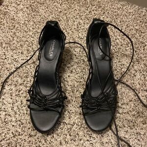 Never Worn Strappy Wedges